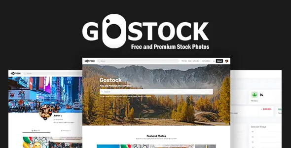 GoStock v5.4 - Free and Premium Stock Photos Script