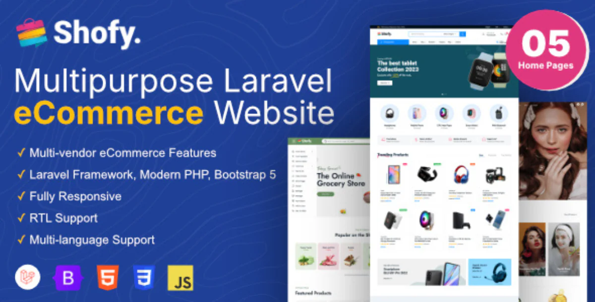 Shofy v1.2.3 - eCommerce & Multivendor Marketplace Laravel Platform - nulled