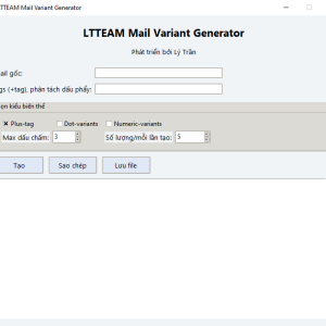 LTTEAM Mail Variant Generator